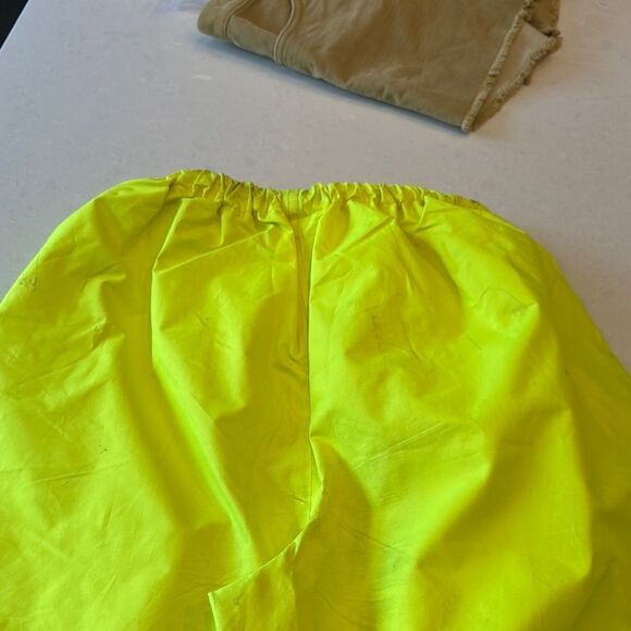 High visibility Casual Yellow and Gray Reflective Bottoms youth large. - Picture 4 of 7